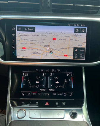 Audi A6 cena 232000 przebieg: 66000, rok produkcji 2018 z Poznań małe 301